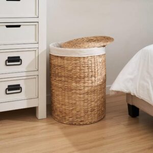 Ludmilla Round Water Hyacinth Hamper