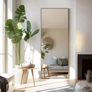 Full-Length Right Angle Standing Mirror
