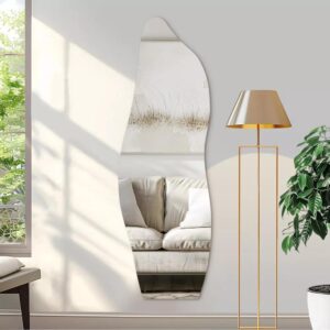 Irregularly Shaped Stone-like Frameless Wall Mirror