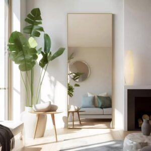 Aluminum Alloy Thin Frame Wall Mirror