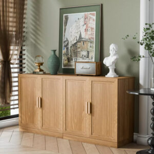 Minimalist Wood Grain Edge Cabinet