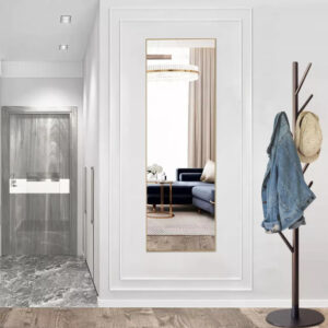 Tall Gold Framed Wall Mirror