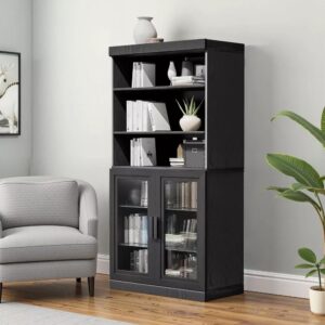 Wood Accent Sideboard Storage Cabinet